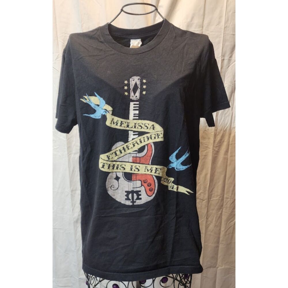 Melissa Etheridge This Is Me 2014 Concert Tour Graphic Tee T Shirt Sz S Sm Black